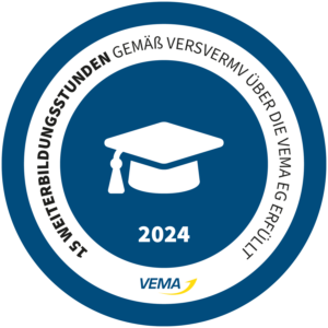 Weiterbildungssiegel der VEMA fuer 2024 frei 1